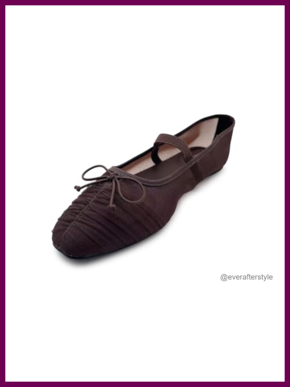 Mary Jane Flat Mesh Detailing Slip-On Round Toe Comfort Shoe